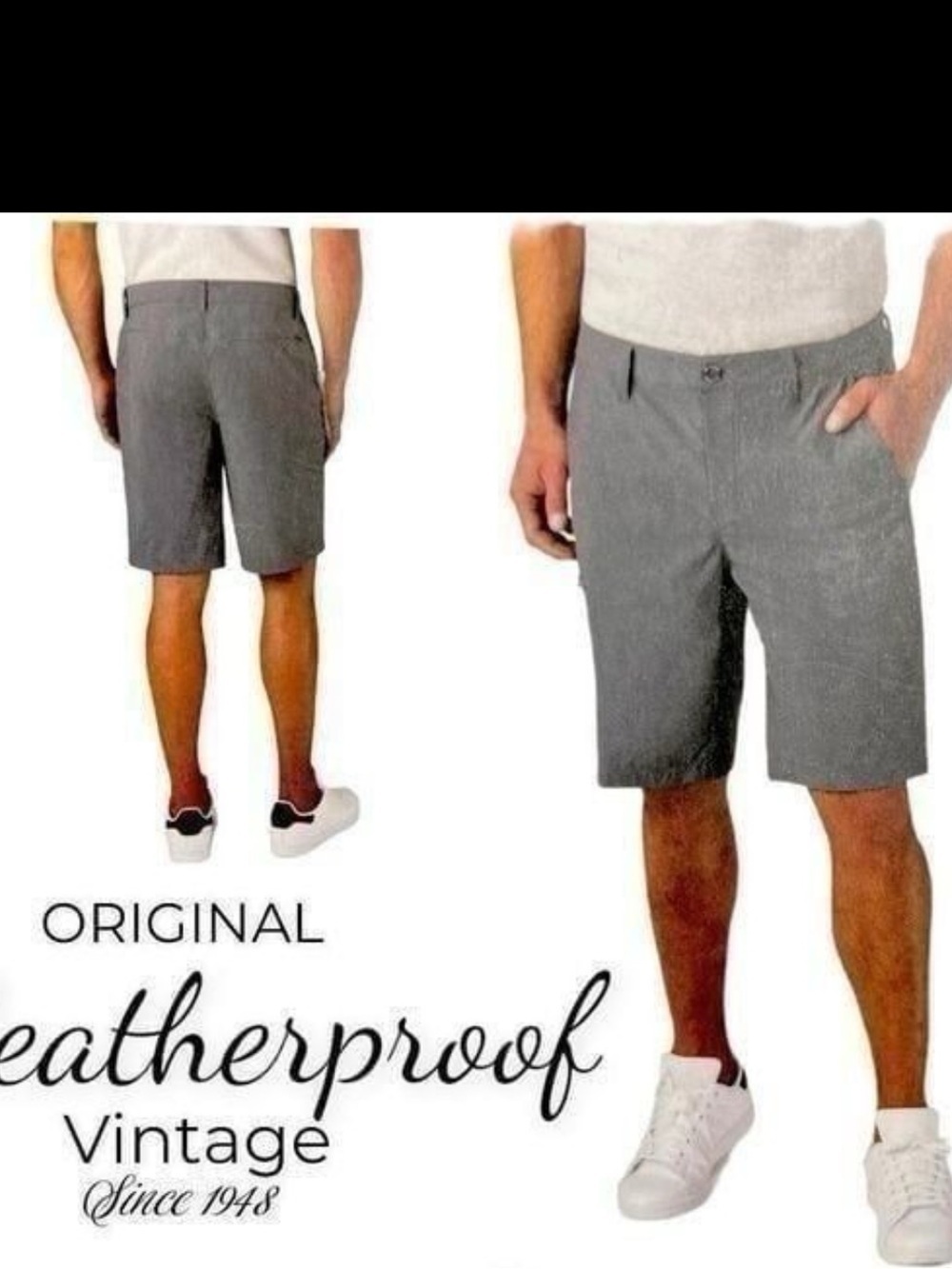Weatherproof Vintage Men's Packable Hybrid
Trail Shorts grey size 32 - Picture 1 of 11